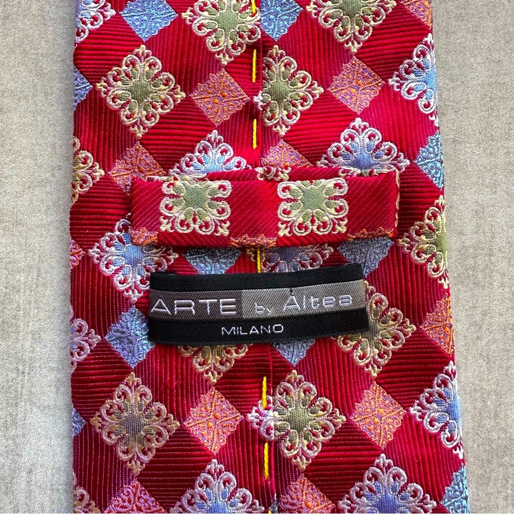 ARTE by ALTEA Lovely Multicolor Silk Tie